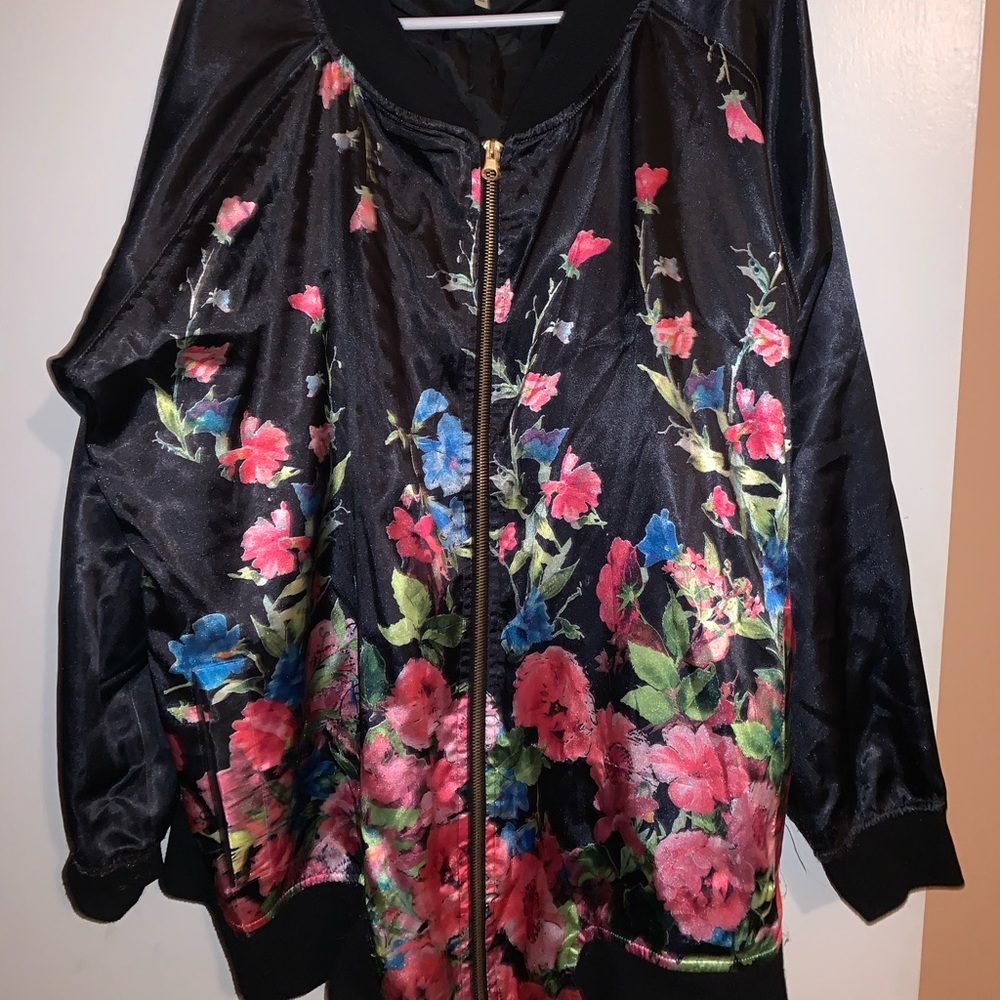 Marci Brand Bomber Jacket - size 3X